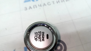 The ignition start-stop button for the Hyundai Sonata 11-15 is chrome.