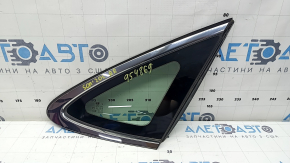 Rear right window, blind glass, Hyundai Sonata 20-22, chrome, scratches on chrome