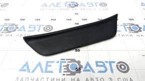Outer rear right door sill plate for Hyundai Sonata 20-23, black, HEV, scratches