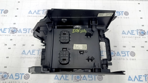 Hyundai Sonata 20-22 black center console pocket with trim