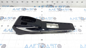 Hyundai Sonata 20-23 gearshift lever cover, glossy black with chrome, Korea, HEV, chrome peeling, scratches