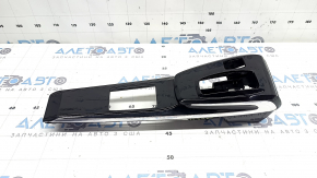 Hyundai Sonata 20-23 gearshift lever cover, glossy black with chrome, Korea, HEV, chrome peeling, scratches