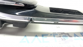 Hyundai Sonata 20-23 gearshift lever cover, glossy black with chrome, Korea, HEV, chrome peeling, scratches