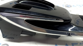 Hyundai Sonata 20-23 gearshift lever cover, glossy black with chrome, Korea, HEV, chrome peeling, scratches