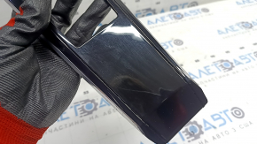 Hyundai Sonata 20-23 gearshift lever cover, glossy black with chrome, Korea, HEV, chrome peeling, scratches