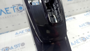 Hyundai Sonata 20-23 gearshift lever cover, glossy black with chrome, Korea, HEV, chrome peeling, scratches