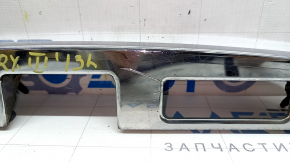 Lexus RX350 RX450h 10-12 chrome trunk door molding for the camera, broken fasteners, peeling chrome