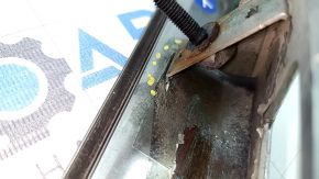 Lexus RX350 RX450h 10-12 chrome trunk door molding for the camera, broken fasteners, peeling chrome