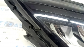 Right front headlight for Hyundai Sonata 20-23 LED, without mount, for polishing