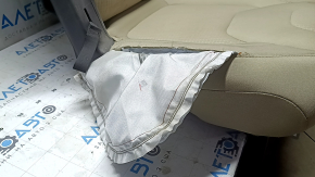 Rear row of seats 2nd row Jeep Cherokee KL 14-18 cloth beige, shot