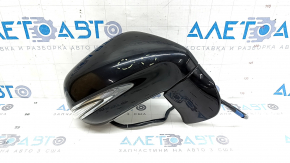 Right side mirror assembly for Lexus RX350 RX450h 10-15, 15 pins, auto-dimming, turn signal, backlight, black, bumpers