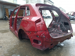 Quarter wing rear left Audi Q5 80A 18-24 on the body, red