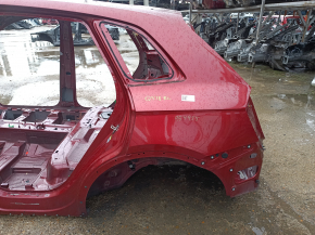 Quarter wing rear left Audi Q5 80A 18-24 on the body, red