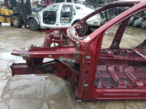 Front left quarter panel for Audi Q5 80A 18-24 on the body, red