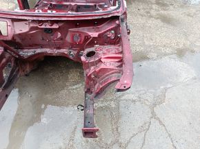 Front left quarter panel for Audi Q5 80A 18-24 on the body, red