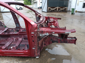 Front right quarter panel for Audi Q5 80A 18-24 on the body, red