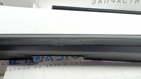 Left sill for Hyundai Sonata 20-23, complete, with seal, white WC9