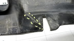 Lexus RX350 RX450h 13-15 bare front bumper, rest for parking sensors and headlight washers, black, pressed, cracks, scratches