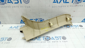 Right trunk opening trim for Lexus RX350 RX450h 10-15 beige, worn