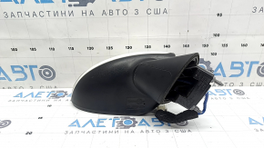 Right side mirror Hyundai Sonata 20-23, 8 pins, turn signal, heated, BSM, graphite, no cover, no mirror, broken turn signal, crack, sawed off