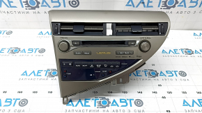Lexus RX350 RX450h 10-15 head unit with climate control and deflectors, scratches