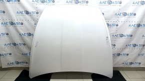 The bare hood of a Hyundai Sonata 20-23 US steel, graphite T2G, dented, bumped