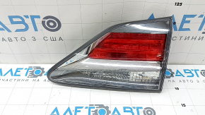 Right inner trunk lid light for Lexus RX450h 13-15 restyling, polished