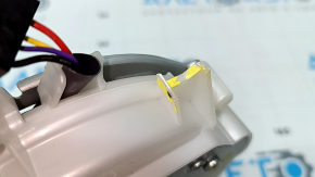 The lower passenger seat air conditioner fan for a Lexus RX350 RX450h 10-15 has a broken connector mount.