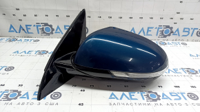 Left side mirror assembly Kia Niro 17-22, 10 pins, black ABP, turn signal, BSM