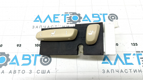 Lexus RX350 RX450h 10-15 driver's seat control with beige buttons, crack in the mount