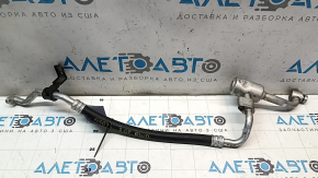 Air conditioner tube compressor-heater first Infiniti Q50 16-20 3.0T 2 parts
