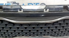 Kia Niro 17-19 HEV radiator grille, PHEV frame structure, gloss black with chrome molding, chips