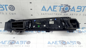 Right dashboard air vent deflector Kia Niro 17-19, gloss black frame, bumpers