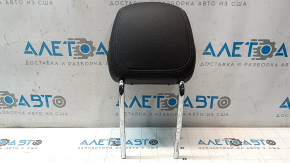 Front left headrest for Mercedes C-class W205 15-21, dark gray leather, non-folding
