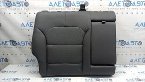 Rear seat backrest, 2nd row, right, Kia Niro 17-22 HEV, PHEV, combined gray, fabric, with belt and armrest, needs cleaning, wrinkled