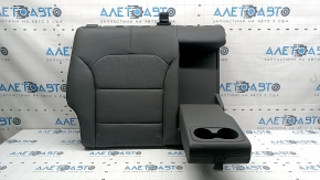 Rear seat backrest, 2nd row, right, Kia Niro 17-22 HEV, PHEV, combined gray, fabric, with belt and armrest, needs cleaning, wrinkled