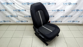 Hyundai Sonata 20-22 passenger seat without airbag, mechanical, black and gray fabric