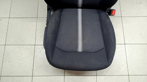 Hyundai Sonata 20-22 passenger seat without airbag, mechanical, black and gray fabric