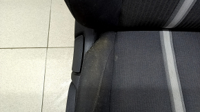 Hyundai Sonata 20-22 passenger seat without airbag, mechanical, black and gray fabric