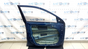 Kia Niro 17-22 blue C3U front left door with chrome upper molding