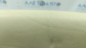 Rear seat armrest, 2nd row, Lexus RX350 RX450h, 10-15, beige leather, dented leather, needs cleaning, scratches