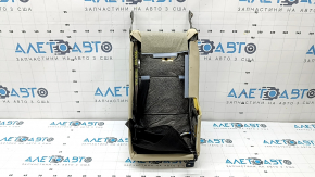 Rear seat center cushion, 2nd row, Lexus RX350 RX450h 13-15, beige leather, cleanable, scratches