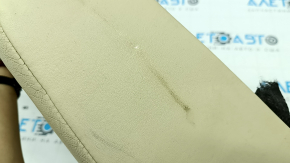 Rear seat center cushion, 2nd row, Lexus RX350 RX450h 13-15, beige leather, cleanable, scratches