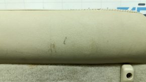 Right rear seat backrest, 2nd row, Lexus RX350 RX450h 13-15, without airbag, beige leather, perforation, with beige seat belt, needs cleaning, scratches, dented