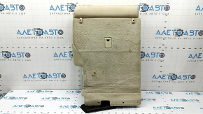 Left rear seat backrest, 2nd row, Lexus RX350 RX450h 13-15, without airbag, beige leather, perforation, scratches, needs cleaning, dented