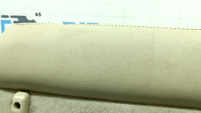 Left rear seat backrest, 2nd row, Lexus RX350 RX450h 13-15, without airbag, beige leather, perforation, scratches, needs cleaning, dented