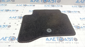 Kia Niro 17-22 HEV, PHEV black rear left fabric floor mat