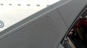 Door trim panel rear right Kia Niro 17-22 HEV, PHEV gray, black glossy insert, leather armrest, with plug, scratches, dry-cleanable