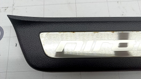 Rear right outer door sill plate for Kia Niro 17-22, chrome, chrome corrosion
