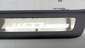Rear right outer door sill plate for Kia Niro 17-22, chrome, chrome corrosion